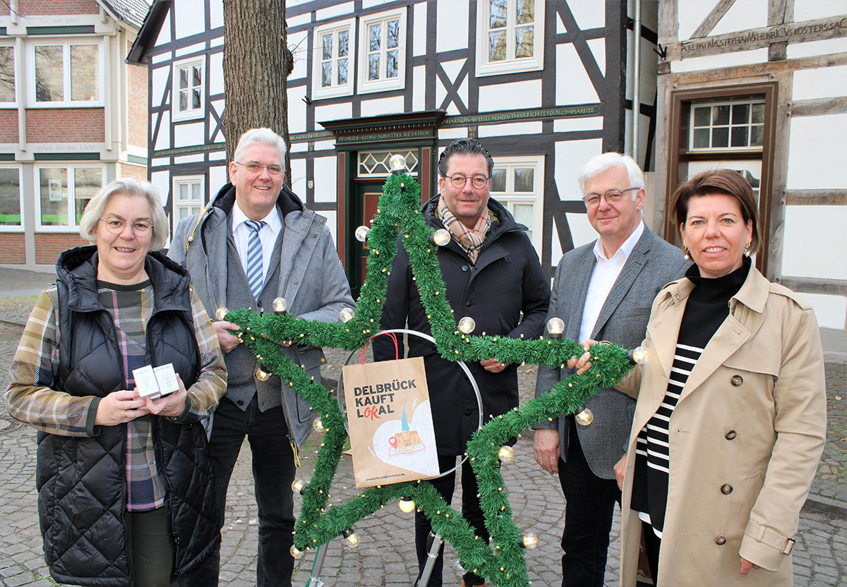 Weihnachtsbeleuchtung – auch Delbrück spart ein!