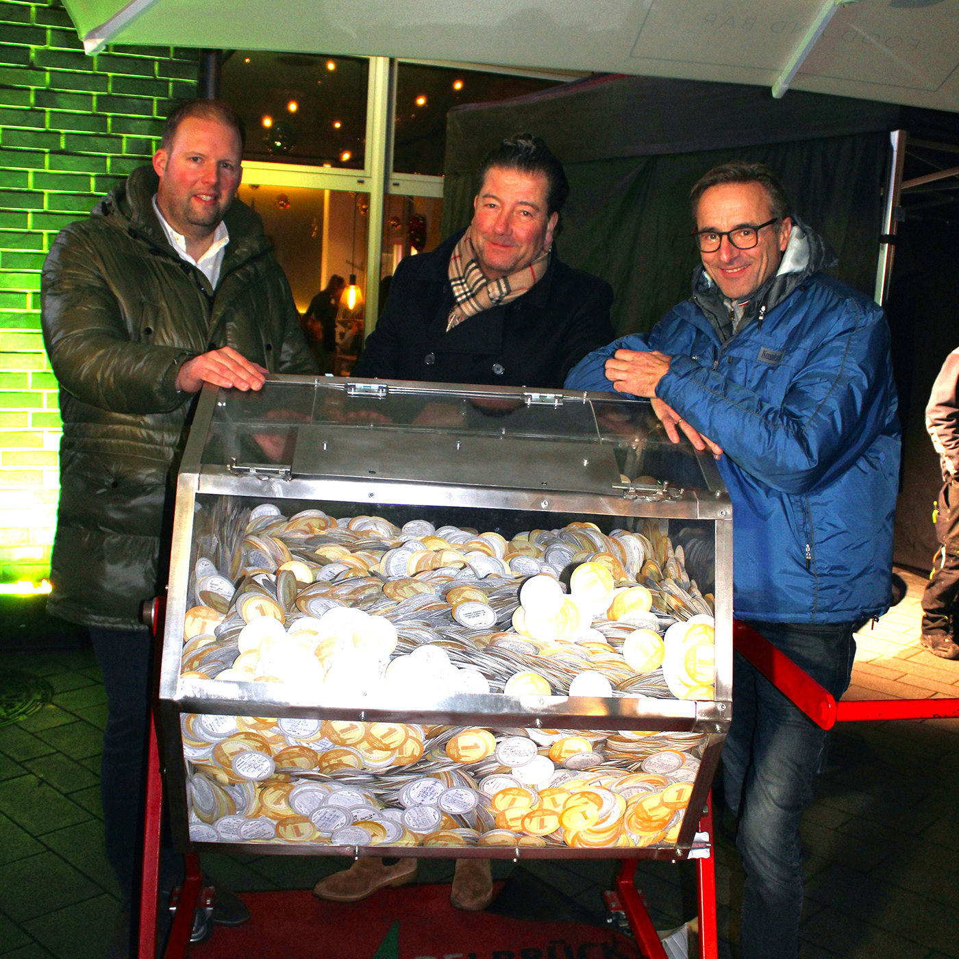 Glückstalerverlosung am Donnerstag,  21. Dezember gemeinsam mit dem  Hüttenzauber „Alter Markt“ und den „Goodbeats“