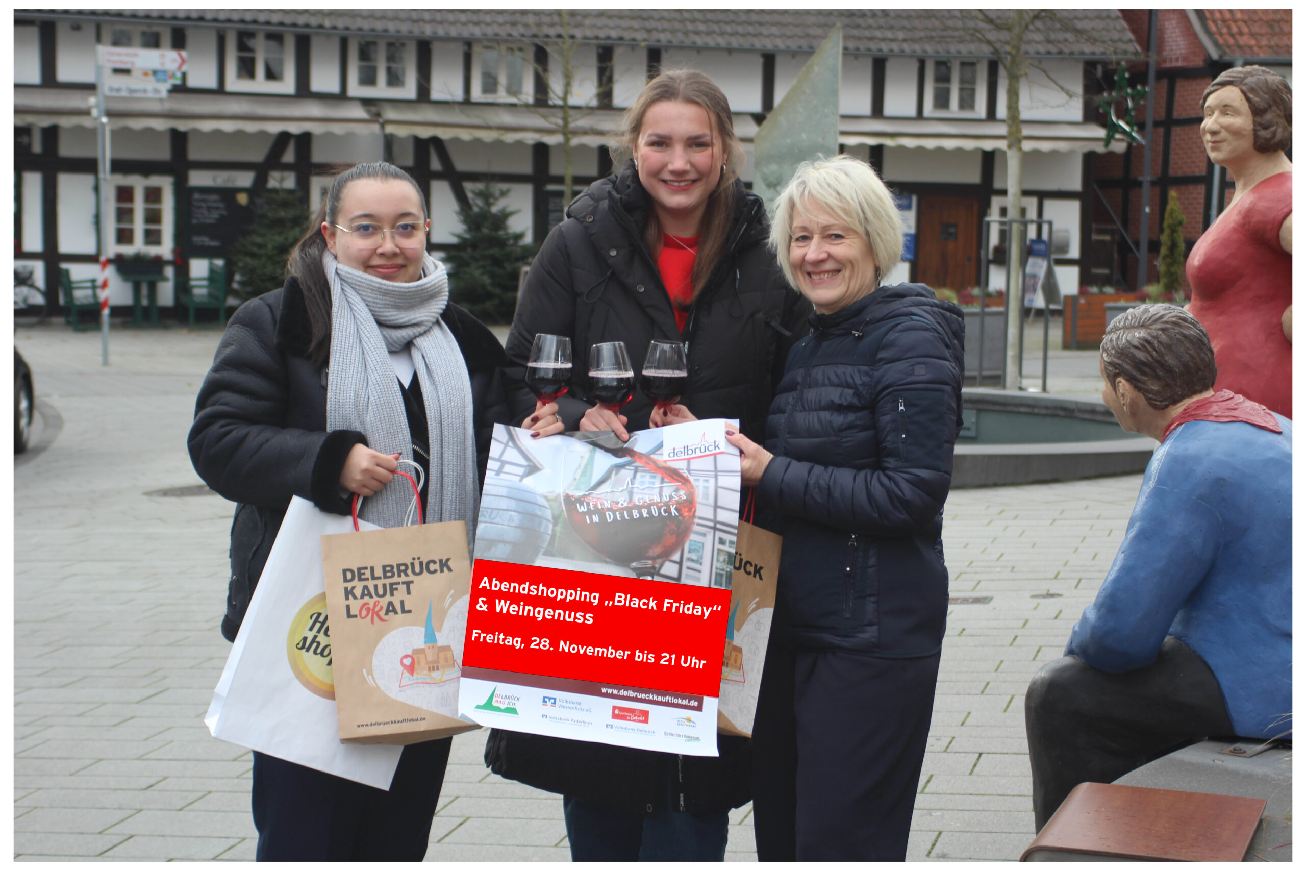 Abendshopping und Weingenuss in Delbrück am 28. November